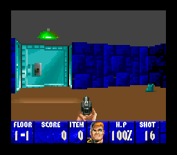 Wolfenstein 3D (USA) In game screenshot